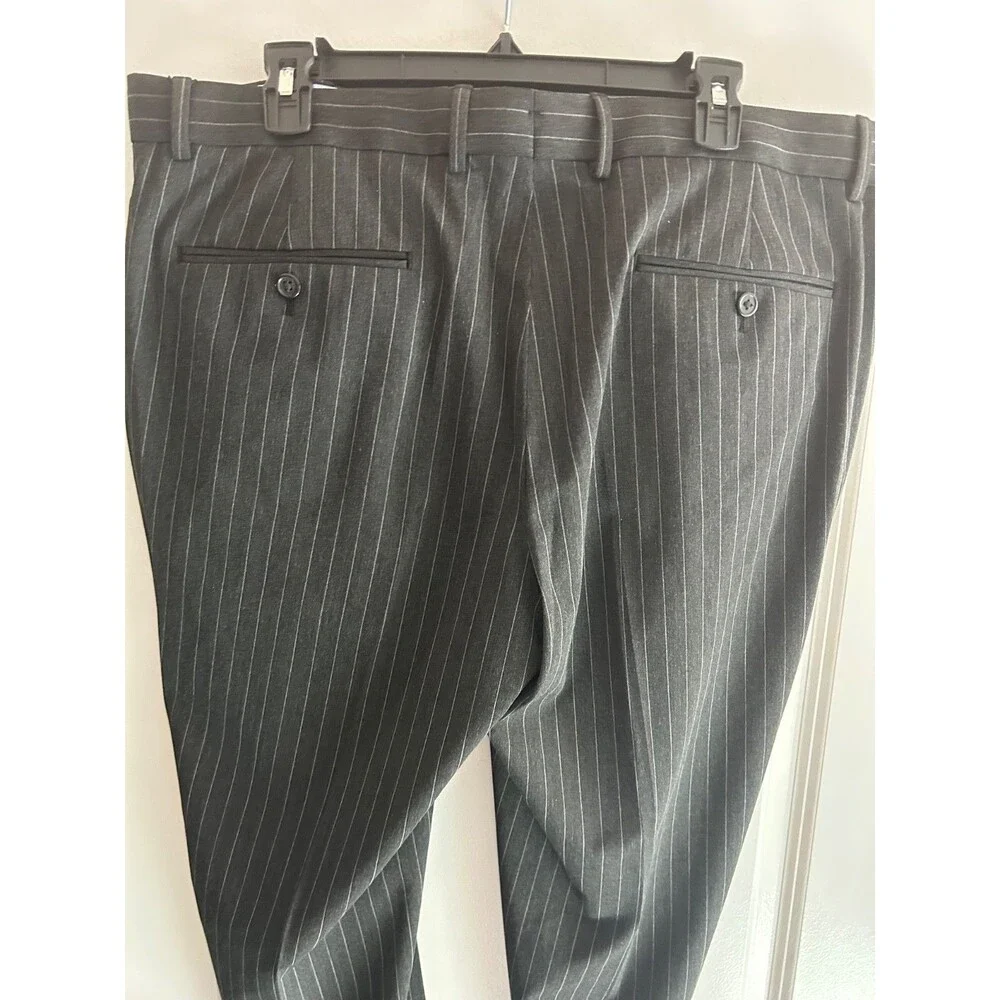 Polo Ralph Lauren Men’s Performance Twill Trousers size 38/32 NWT Gray Striped
